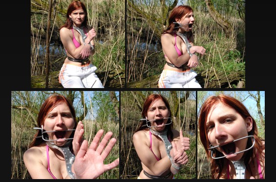 Fiddle and spreader gag outdoors