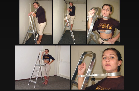 Fiddled to the ladder