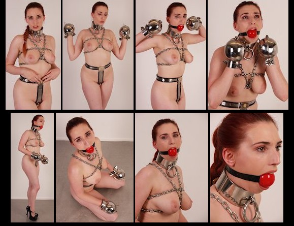 Gag training for lady Roswell Ivory
