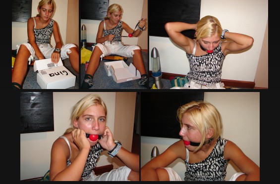 I received my red ballgag!