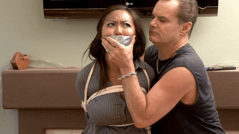 KGAG Undercover Nosy Reporter Veronica Caught Snooping & Left Tightly Bound &Triple Gagged!