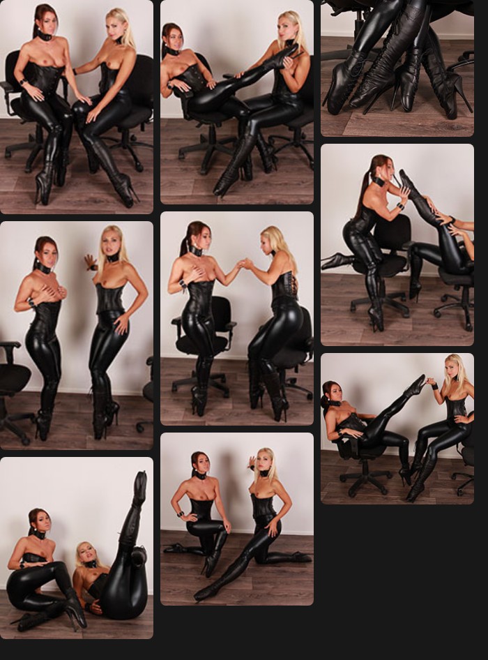Jenni and Melissa in ballet boots