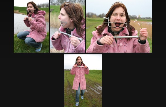 Mouth spreader outside