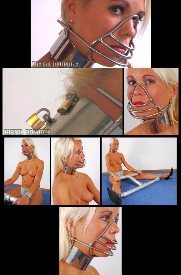 Natalie muzzled and piped