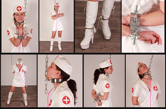 Neck chained nurse