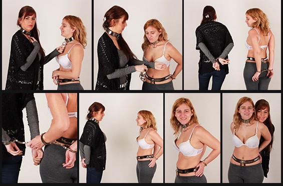Playing with handcuffs
