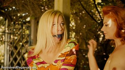 Lucy Lauren, Scarlett Foxett Sexy Spy Tied and Teased