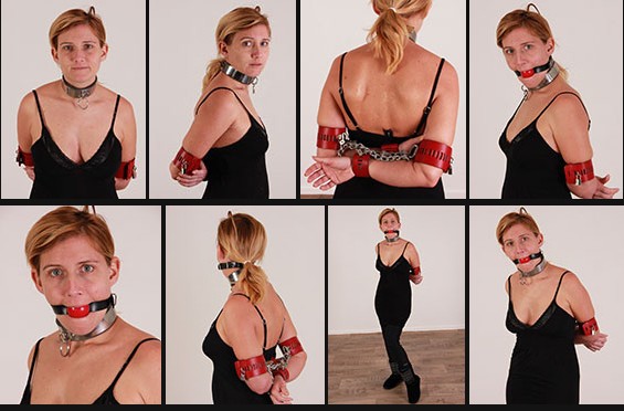 Red elbow cuffs