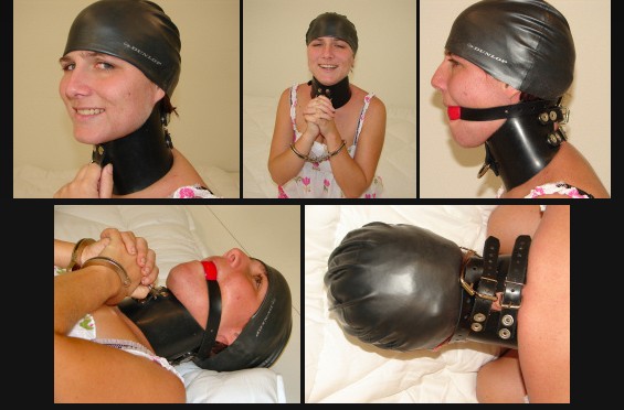 Rubber swimming cap and posture collar