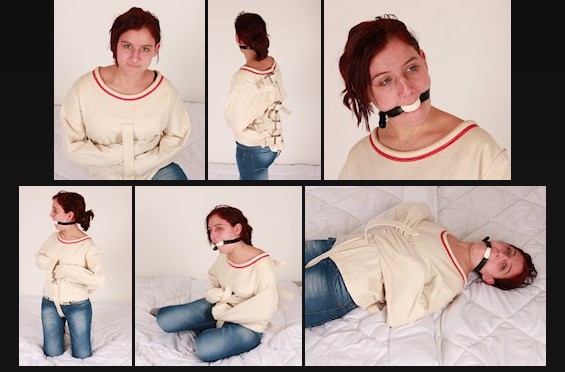 Straitjacket and ballgag