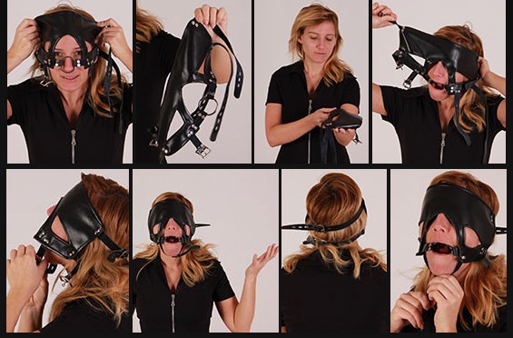 The ring gag mask