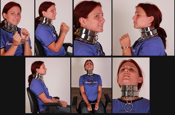 Two collars and a neck cuff