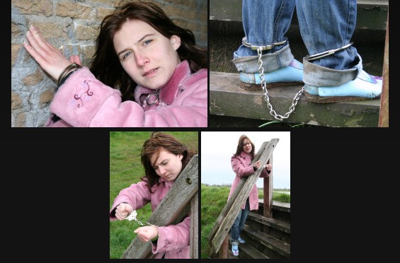Walking in ankle cuffs