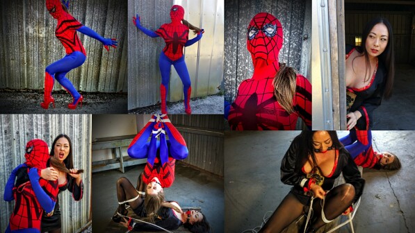 Spidergirl Caught and Unmasked