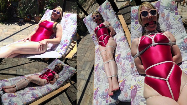 Poolside Swimsuit Bondage 1