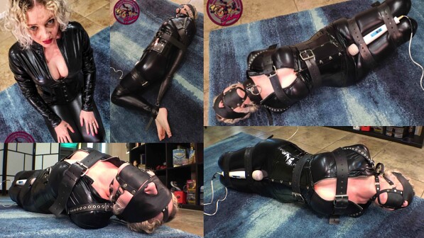 Hogtied in Leather