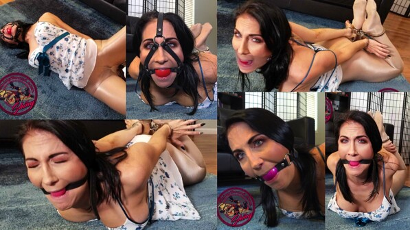 Brutally Hogcuffed and Gagged