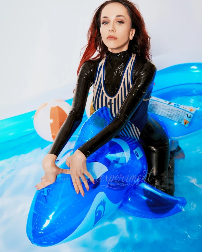 Pool Time in Shiny Black & Blue