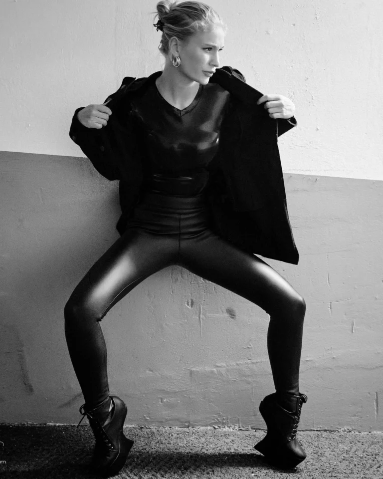 Latex Leather Highstyle Fashion B&w