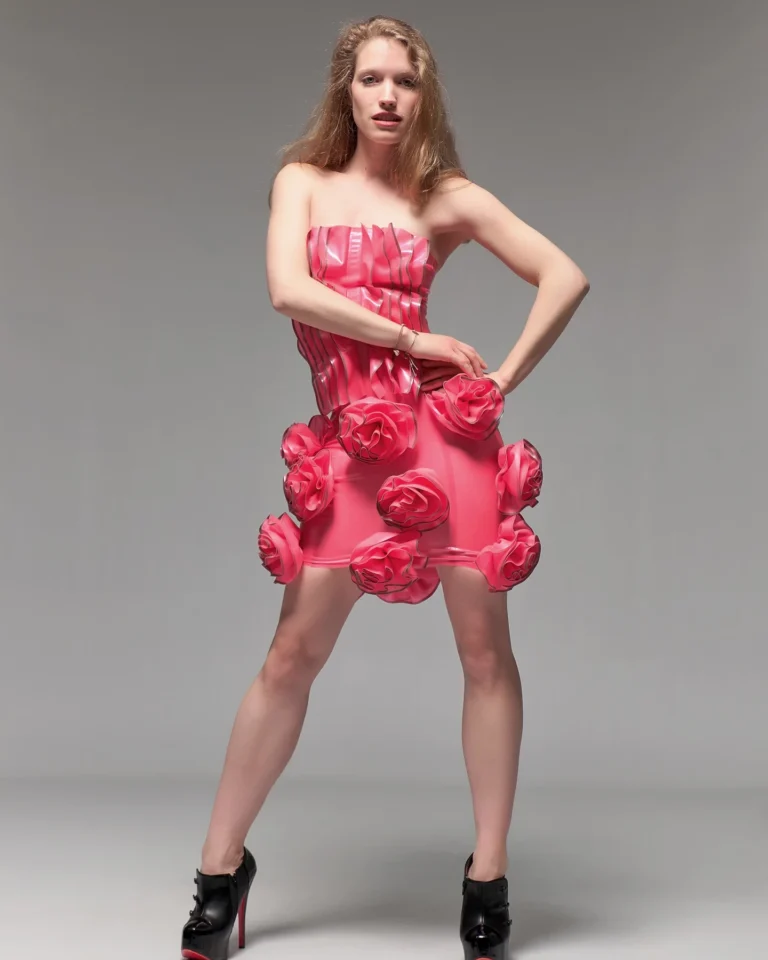 Pink Rose Dress