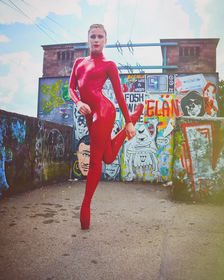 Street Style Latex Ballerina