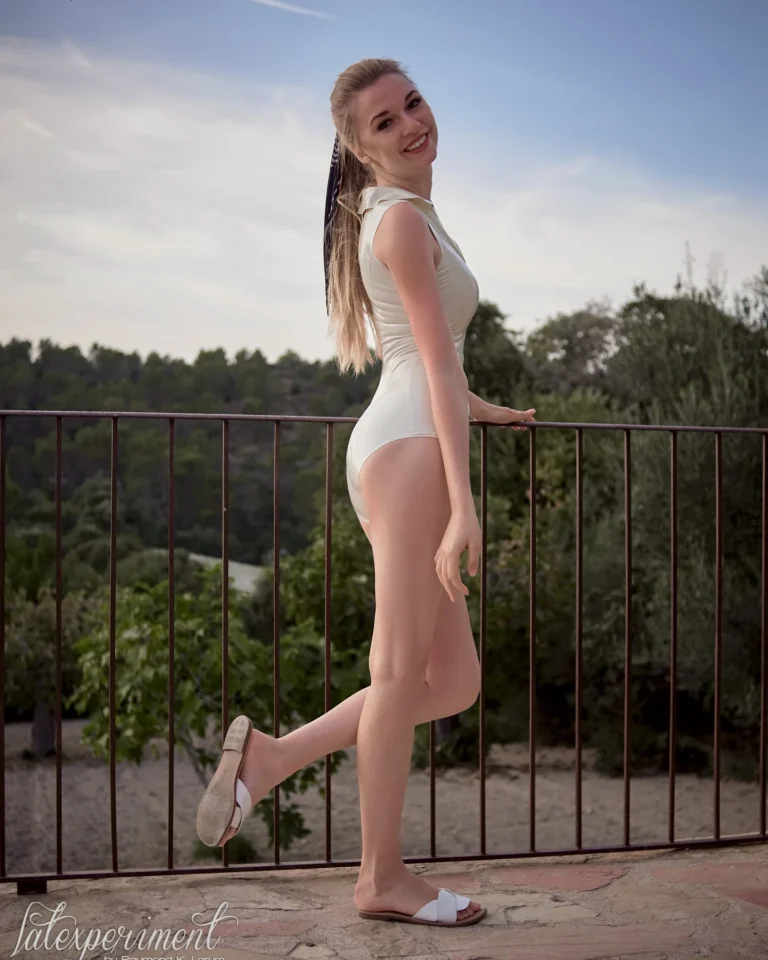 White Latex at the Pool