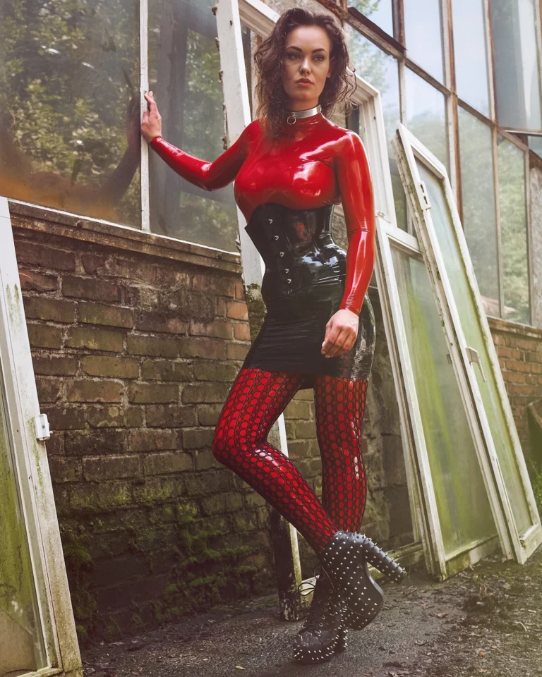 Red and Black Fishnet