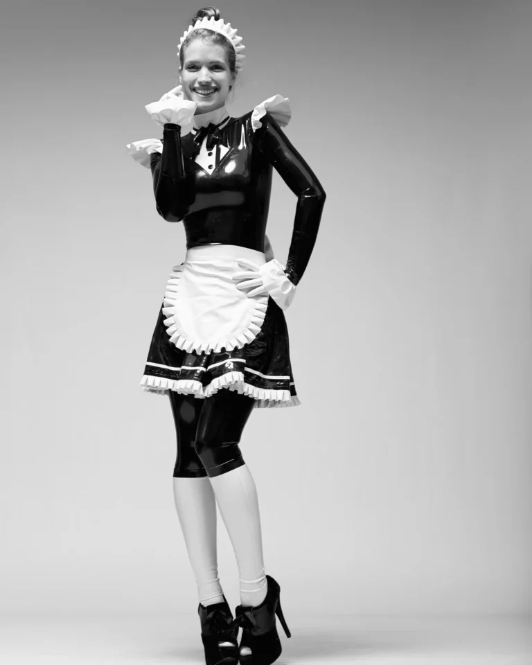 Young British Latex Maid