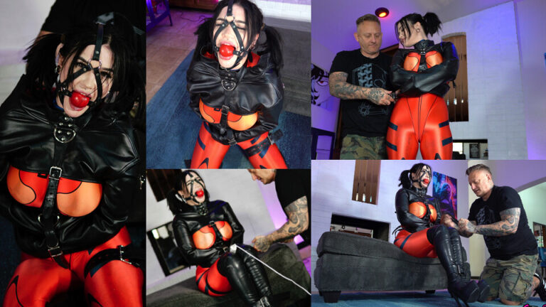 Cosplay Cutie Straightjacket Struggles