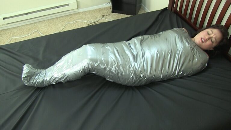 alexxa bound – full body mummification with duct tape