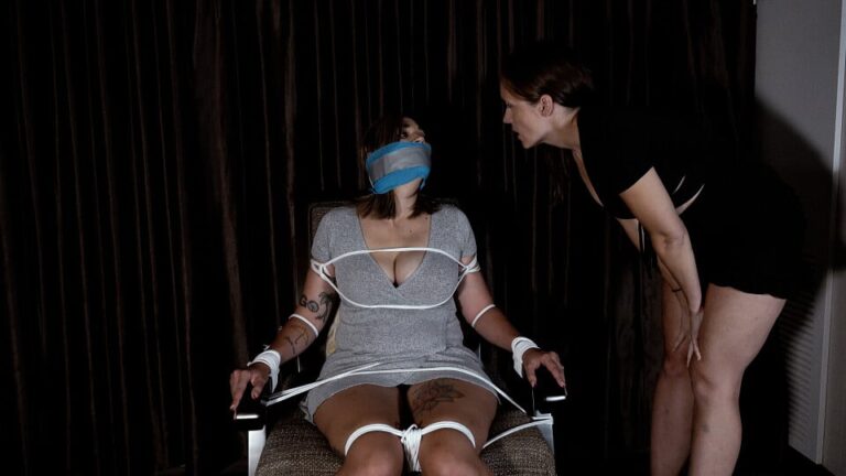 Businesswoman Rachel Adams Interrogates and Restrains Sticky-Fingered Ayla Aysel