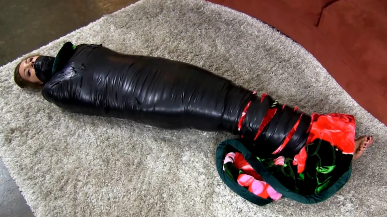 Lucy Purr is a Tightly Mummified, Massively Gagged, Frustrated & ANGRY NosyReporter! RE ENCODE 2025