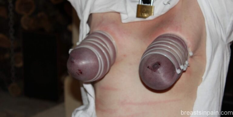 Brutal Ziptie Torture for Tit Slave Tanja