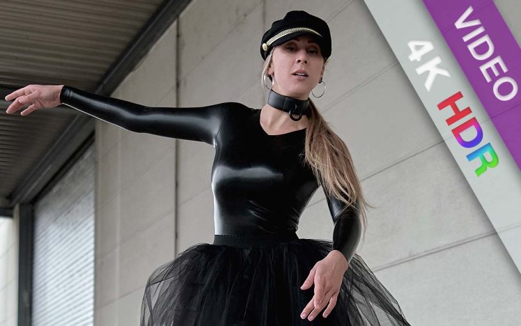 Sophia Levine – Latex ballerina dance