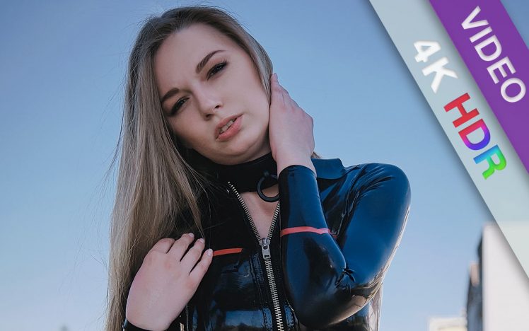 Catherine Reus – Military latex fashion
