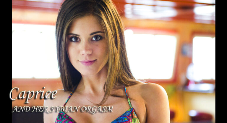 Caprice and her sybian orgasm