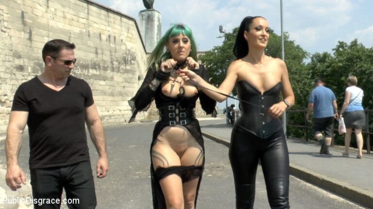 Disobedient Slut Gets Publicly Punished