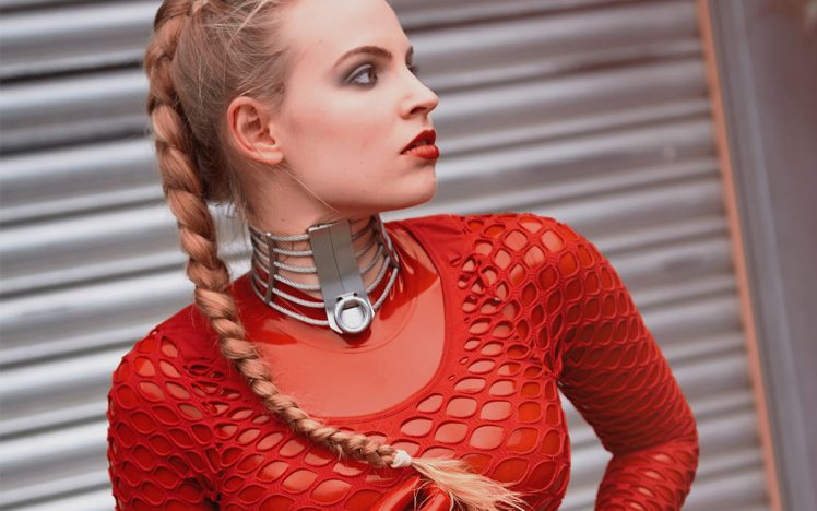 Hermione Jones – Going out in full red