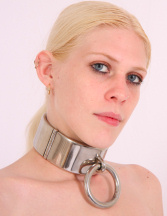 Taking it easy on new pet slave Christina