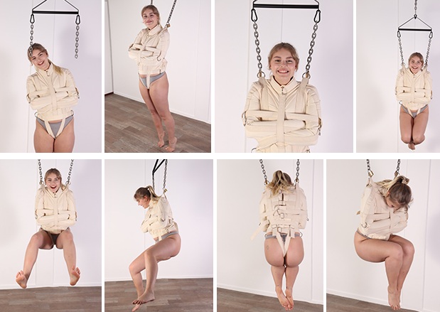 Suspended straitjacket featuring Denise